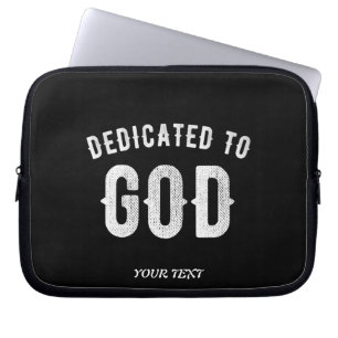 CAPA PARA NOTEBOOK DEDICADO A DEUS TEXTO BRANCO LEGAL PERSONALIZÁVEL