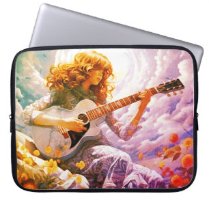 Capa Para Notebook Dedilhando Meu Violão na Tempestade