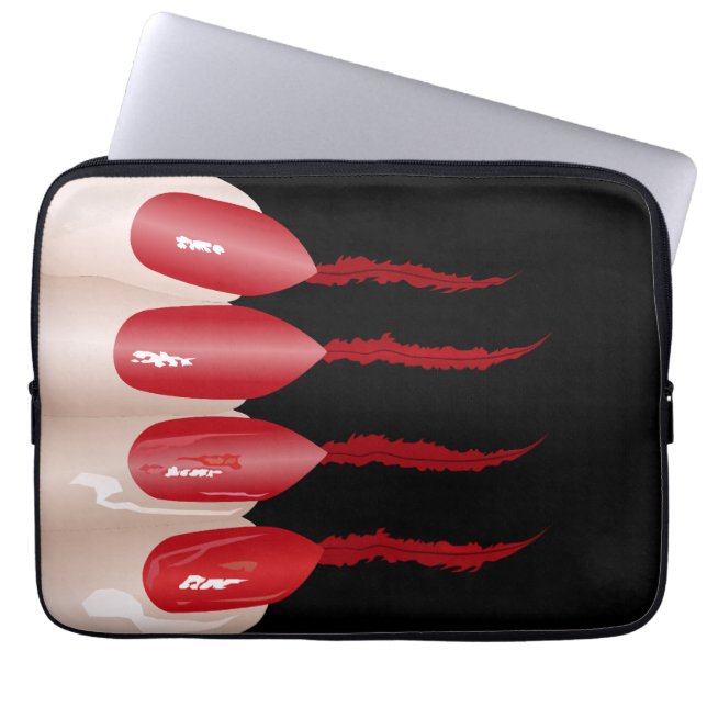 Capa Para Notebook Dedo de vampiro (Frente)