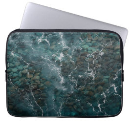 Capa Para Notebook Deep Ocean Rock Texture