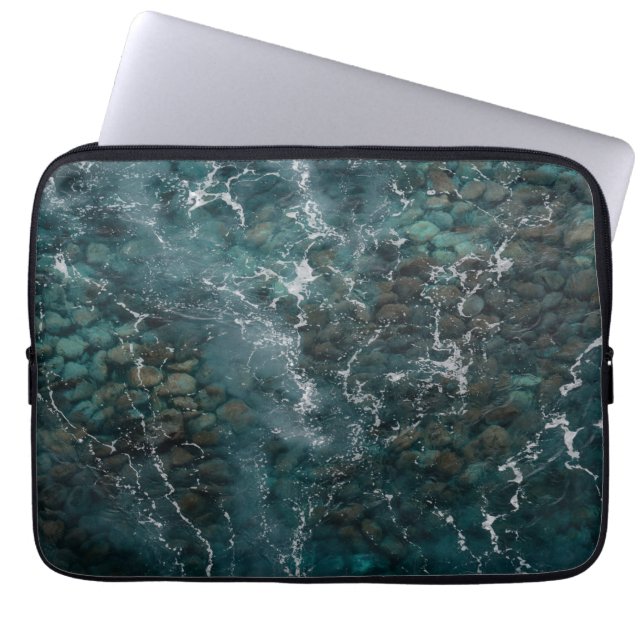 Capa Para Notebook Deep Ocean Rock Texture (Frente)