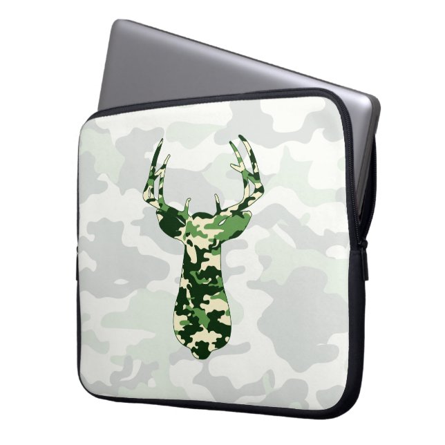 Capa Para Notebook Deer Hunting Camo Buck (Frente Esquerda)