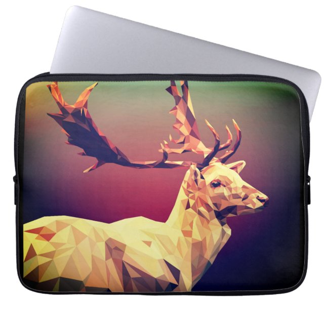 Capa Para Notebook Deer Polygon Design (Frente)