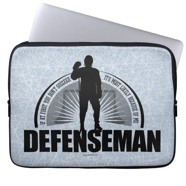 Capa Para Notebook Defensor de Hockey (Frente)