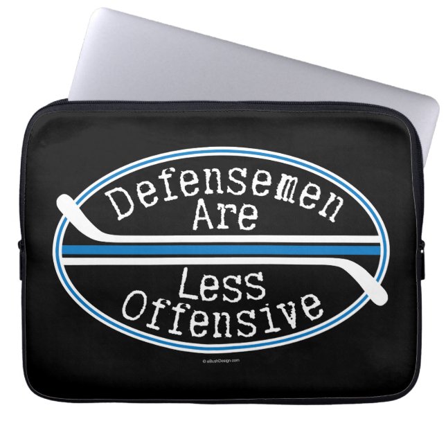 Capa Para Notebook Defesas do hóquei menos ofensivas (Frente)