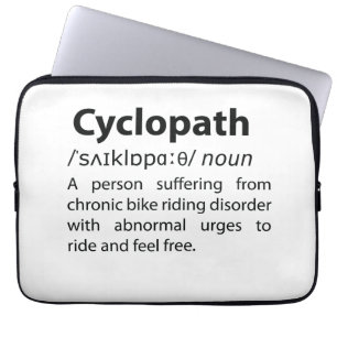 Capa Para Notebook Definição de Dicionário Cyclopath Funny