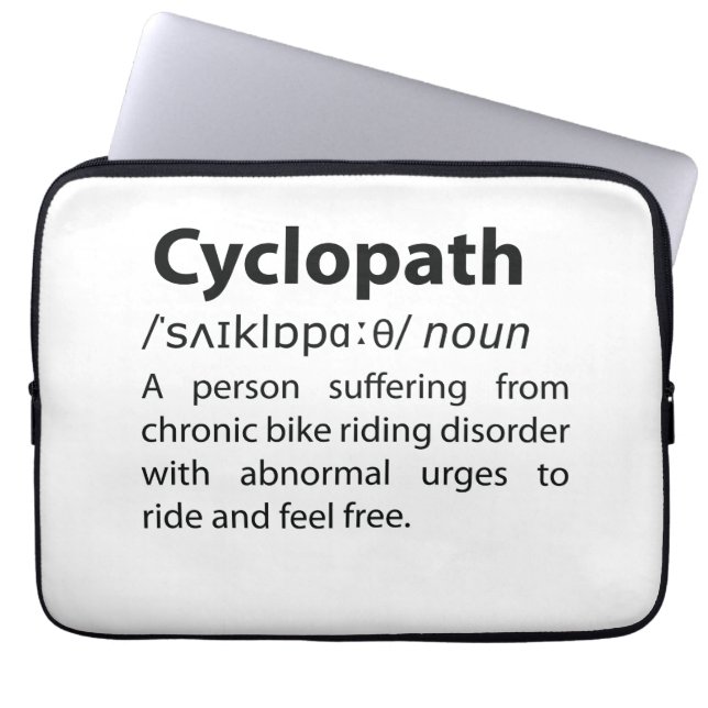 Capa Para Notebook Definição de Dicionário Cyclopath Funny (Frente)