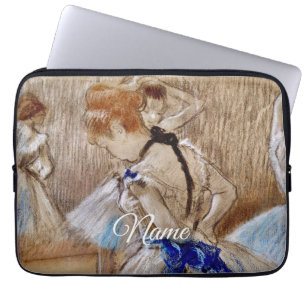 Capa Para Notebook Degas Bailarina Com Laço Azul 