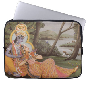 Capa Para Notebook Deidade Hindu de Krishna 13" laptop/Capa de