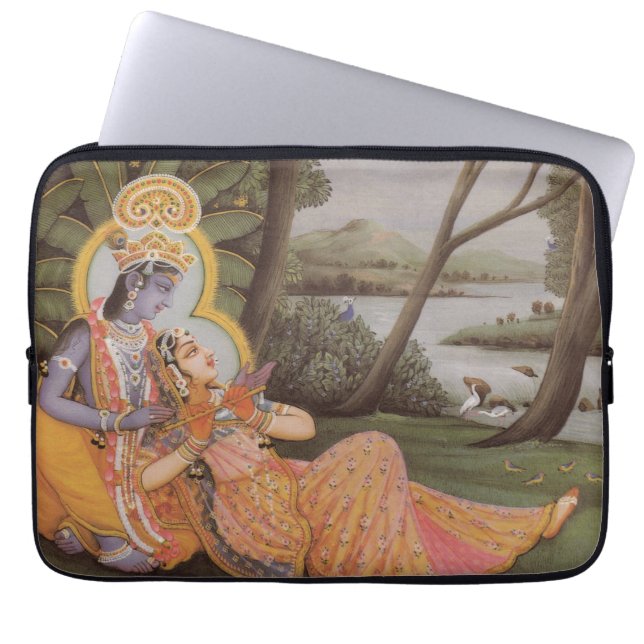 Capa Para Notebook Deidade Hindu de Krishna 13" laptop/Capa de (Frente)
