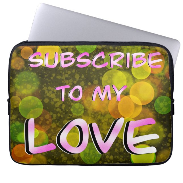 Capa Para Notebook Deixe-me te amar (Frente)