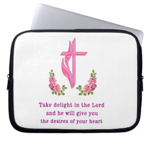 Capa Para Notebook deleitem-se no Senhor