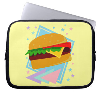 Capa Para Notebook Delicioso Hambúrguer Fofo