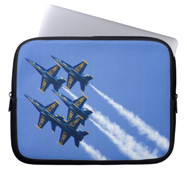 Capa Para Notebook Demonstração aérea dos anjos azuis durante uma (Frente)