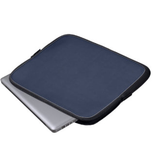 Capa Para Notebook Denim Cor Sólida Plana