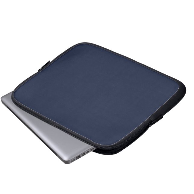 Capa Para Notebook Denim Cor Sólida Plana (Frente Inferior)