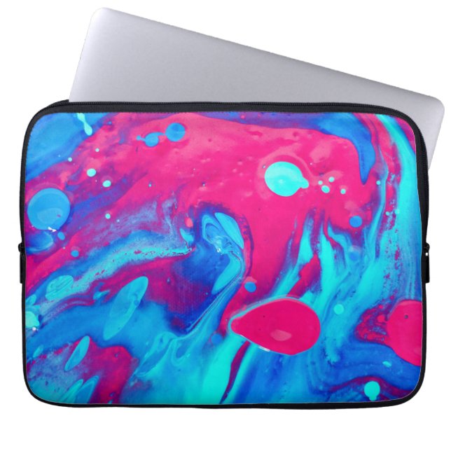 Capa Para Notebook Dentro de uma lâmpada de lava (Frente)