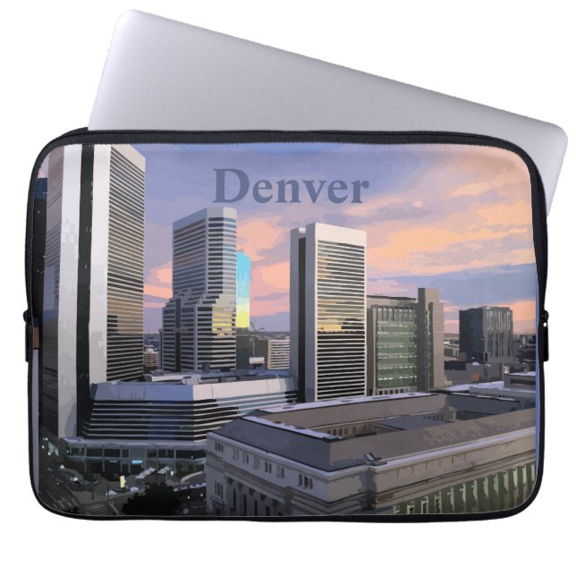 Capa Para Notebook Denver Skyline (Frente)