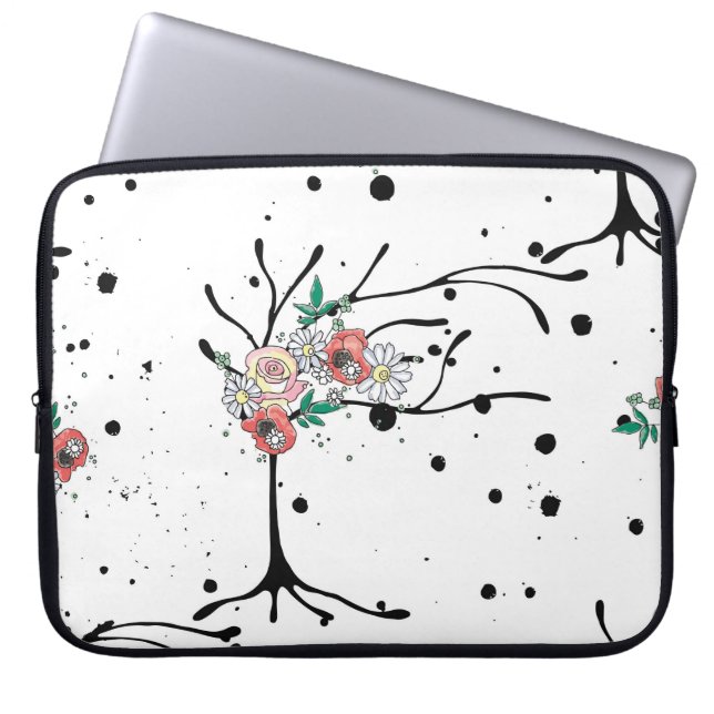 Capa Para Notebook Derrame gráfico de padrão sem descontinuidades des (Frente)