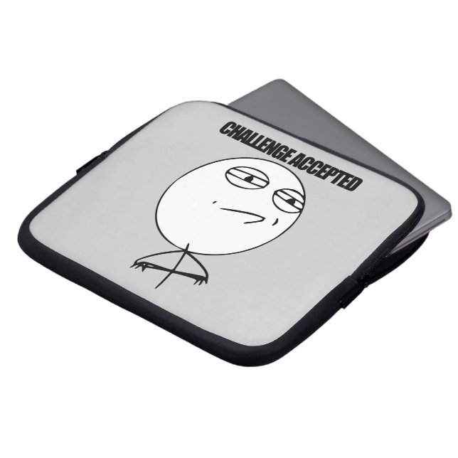 Capa Para Notebook Desafio aceito (Frente Topo)
