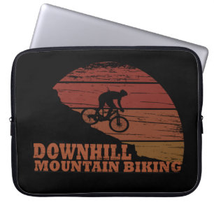 Capa Para Notebook Descida de bicicleta de montanha