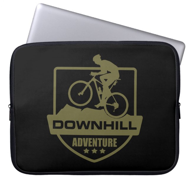 Capa Para Notebook Descida de bicicleta de montanha mtb (Frente)