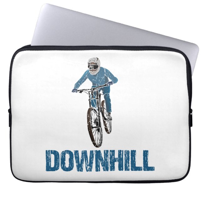 Capa Para Notebook Descida de Tail Mountain Biker (Frente)