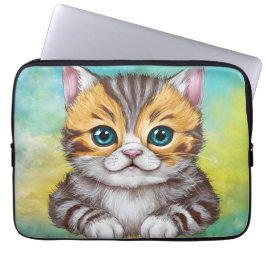 Capa Para Notebook Desenhando Gato