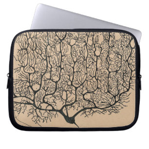 Capa Para Notebook Desenho Anatômico Vintage do Neurônio de Purkinje