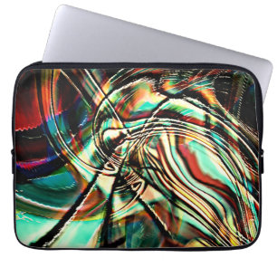 Capa Para Notebook Desenho com braçadeiras ásperas, tons de luminosid