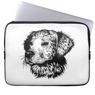 Capa Para Notebook Desenho da Cabeça Canina
