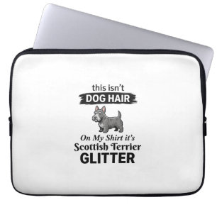 Capa Para Notebook Desenho de Amante de Cão Engraçado com Brilho de T