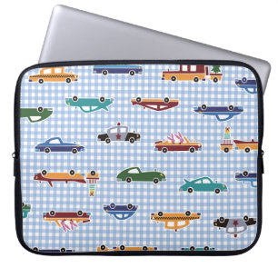 Capa Para Notebook Desenho De Carro Bonito: Simples E Sem Olhos