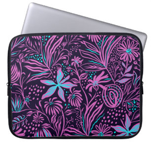 Capa Para Notebook desenho de folhas de padrão impressão