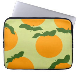 Capa Para Notebook desenho de padrão laranja