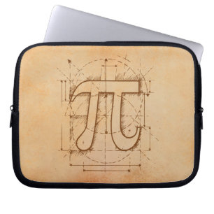 Capa Para Notebook Desenho do número do Pi
