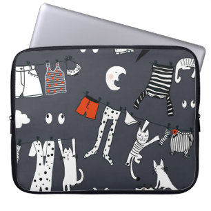 Capa Para Notebook Desenho gráfico bonito desenhado à mão, ilustrando