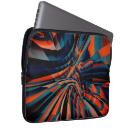 Capa Para Notebook Desenho laranja dos quadrados alinhados na base to