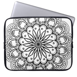 Capa Para Notebook Desenho manual das flores