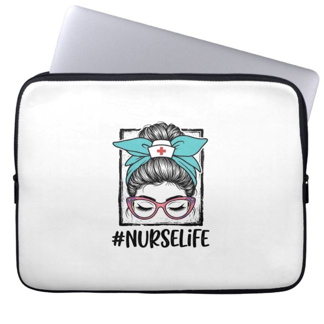 Capa Para Notebook Desenho Vetorial Arco-íris de Cabelo Desgrenhado V (Frente)