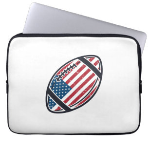 Capa Para Notebook Desenho Vetorial Vintage de Futebol Americano Patr