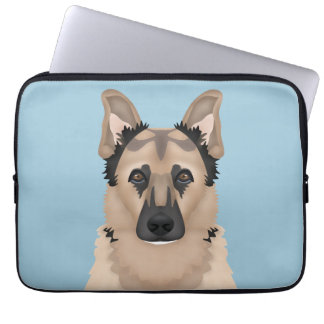 Capa Para Notebook desenhos animados do german shepherd