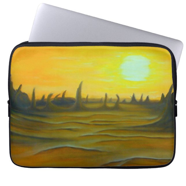 Capa Para Notebook Desert Sun Bolsa de laptop (Frente)
