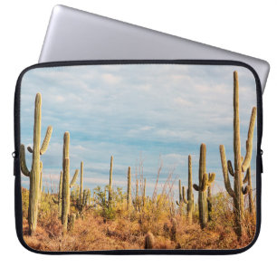 Capa Para Notebook Deserto com cactos de Saguaro