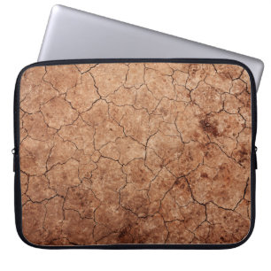 Capa Para Notebook Deserto de rachaduras de erosão rachadas