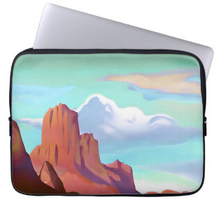 Capa Para Notebook Deserto do Sudoeste com Montanhas Arte Minimalista