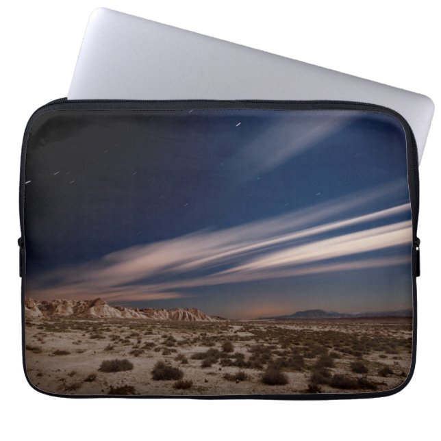 Capa Para Notebook Deserts | Navarre Bardenas Desert at Night (Frente)