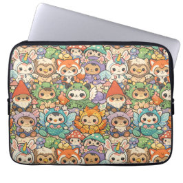 Capa Para Notebook Desfile de Amigos Mitológicos | Magia Pastel Cute