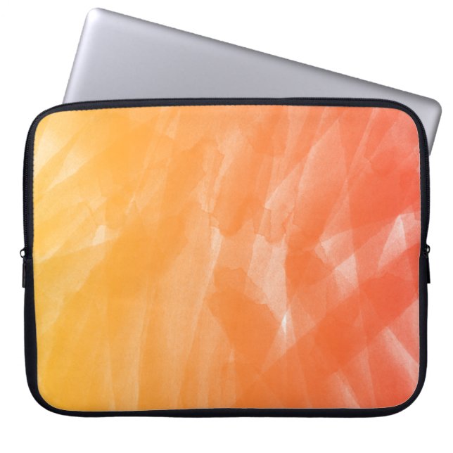 Capa Para Notebook Design abstrato de aquarela (Frente)