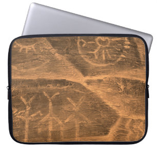 Capa Para Notebook design antigo na parede da caverna. antecedentes d